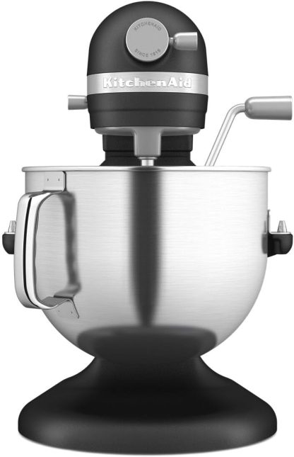 KitchenAid KSM70SK 7 Quart Bowl Lift Stand Mixer with Double Flex Edge Beater& KSMMGA Metal Food Grinder Attachment, Silver - Image 4